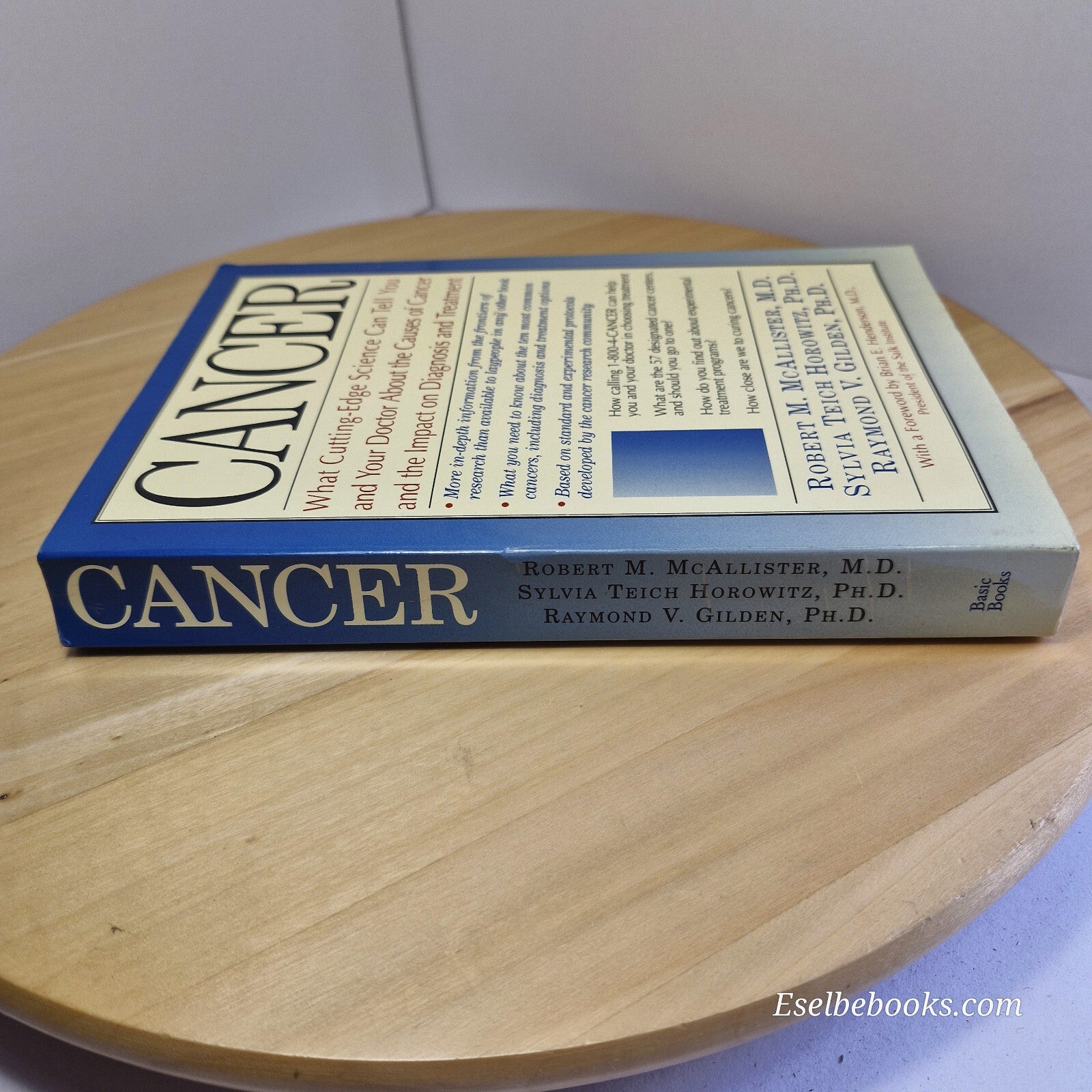 Cancer By Robert M. Mcallister, Sylvia Teich Horowitz, Raymond V. Gilden · 19...