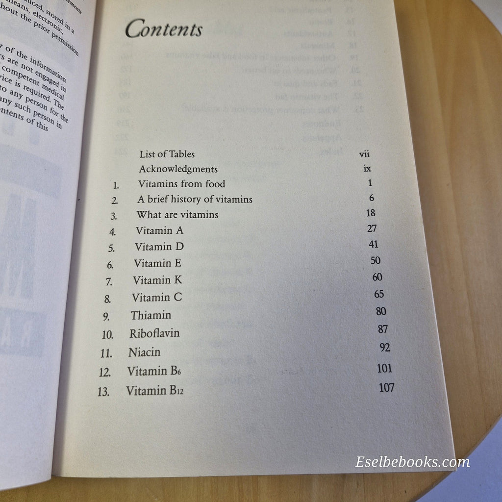 The Choice Guide to Vitamins and Minerals by Rayner Soothill - paperback