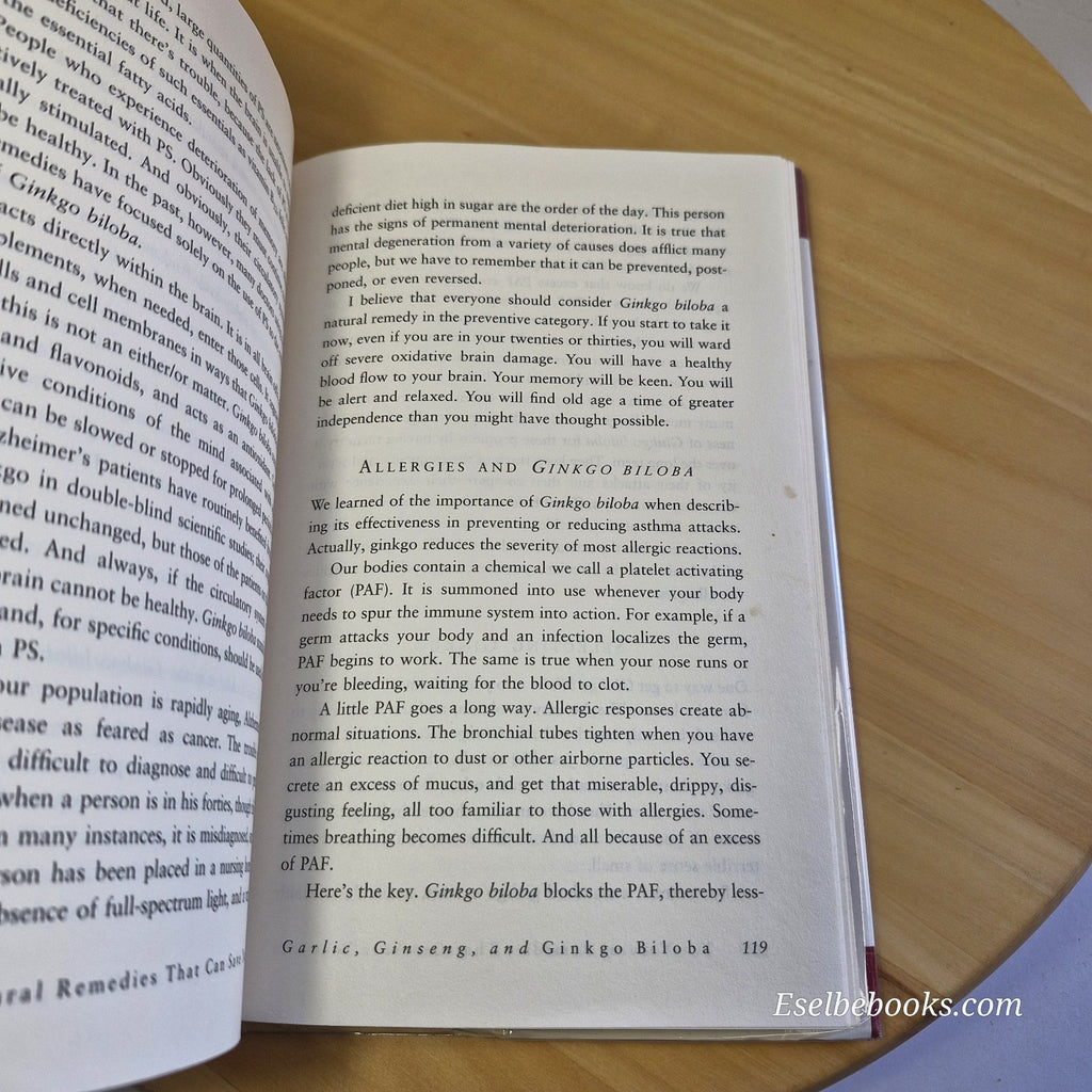 10 Natural Remedies That Can Save Your Life By James F. Balch - hardback