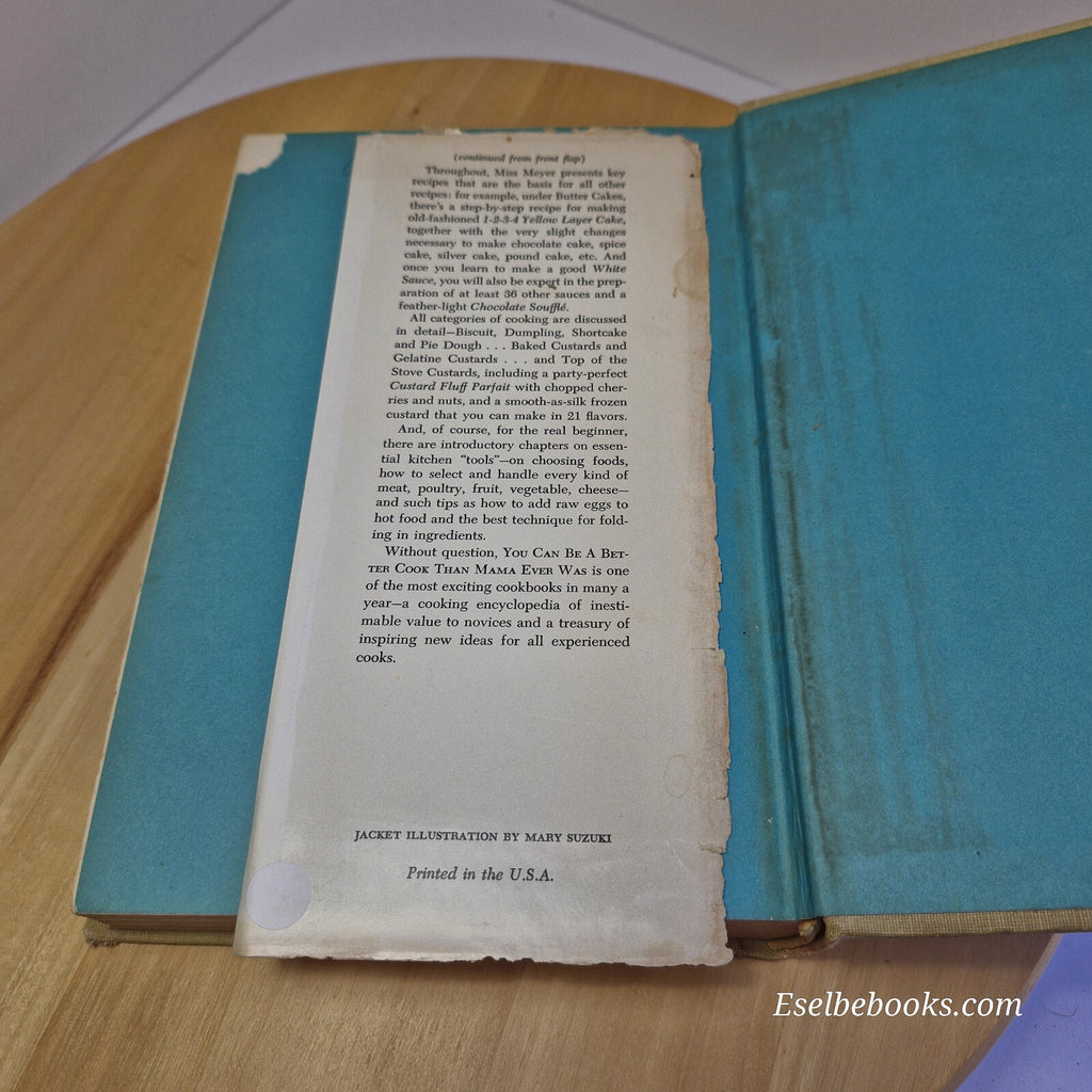 Vintage cookbook: You can be a better cook than mama ever was by Elise Landau...
