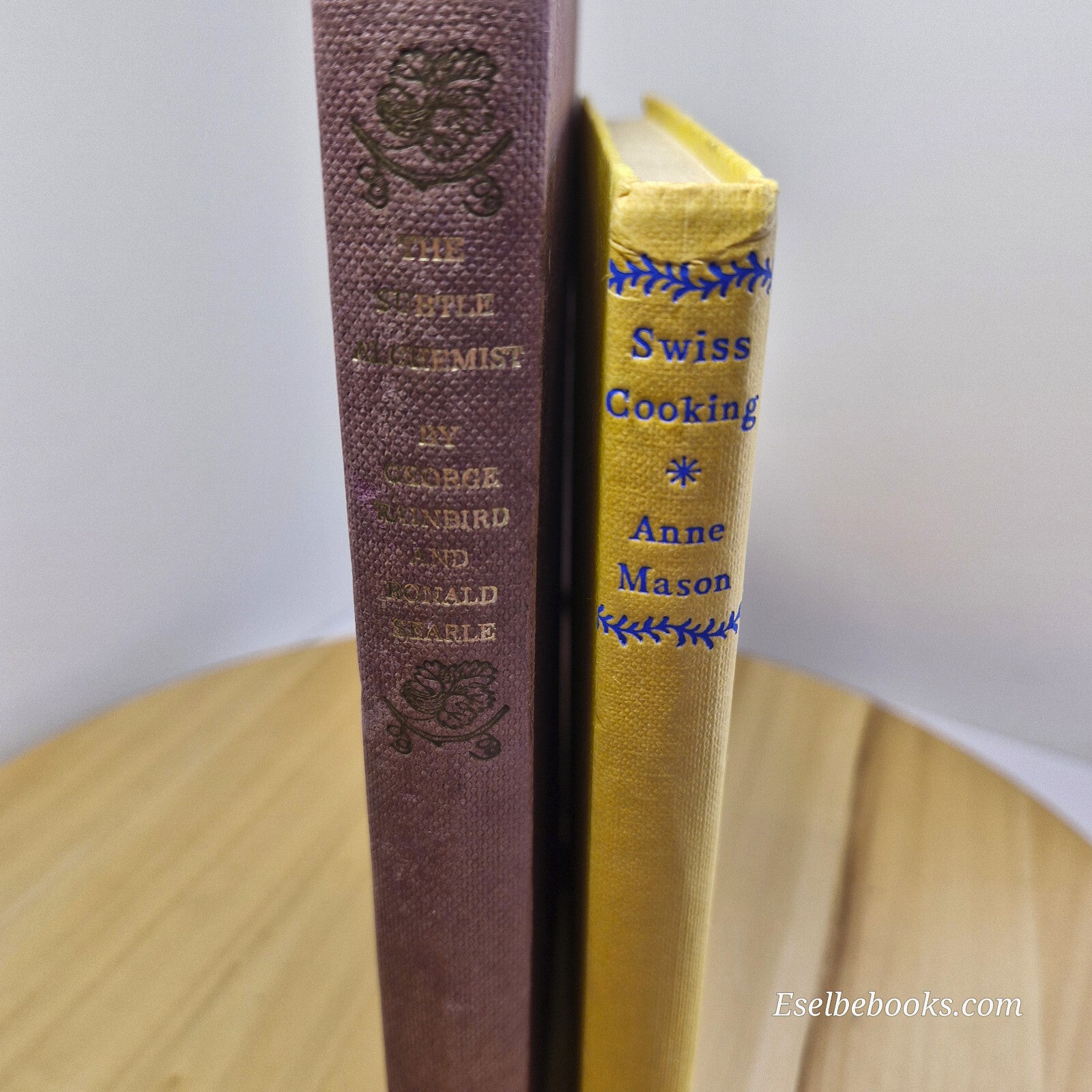 Vintage cookbooks: Swiss cooking & The Subtle Alchemist - hardbacks