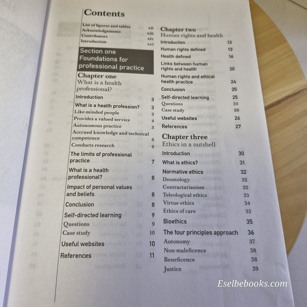 Ethical Practice for Health Professionals ed. by H Freegard 2007 - paperback