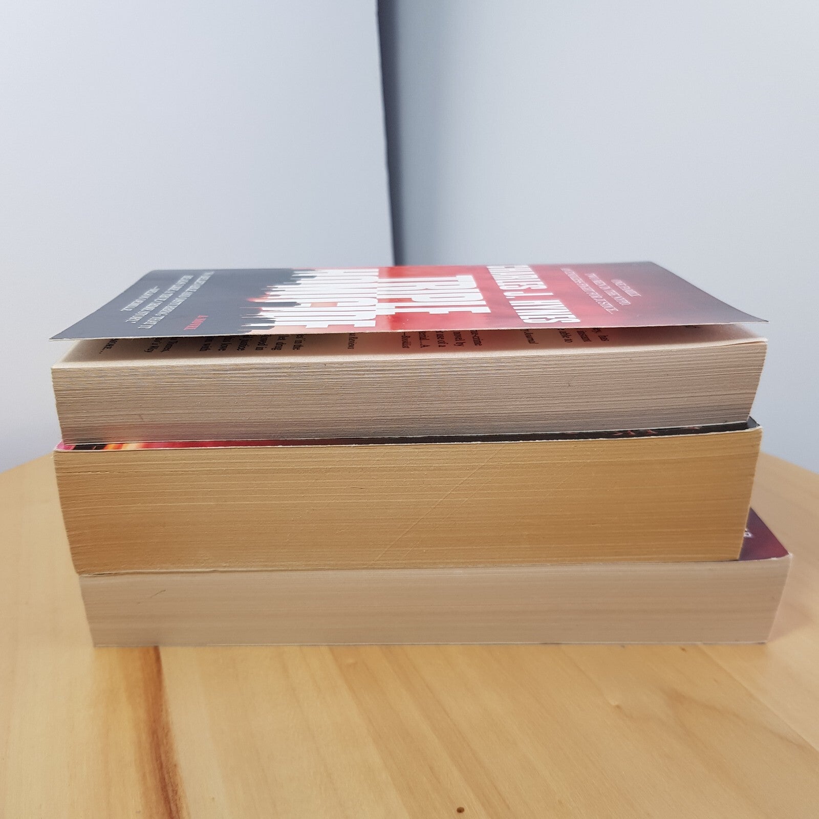 3 x crime thriller paperbacks - Need you now/Tropic of night/Triple homicide