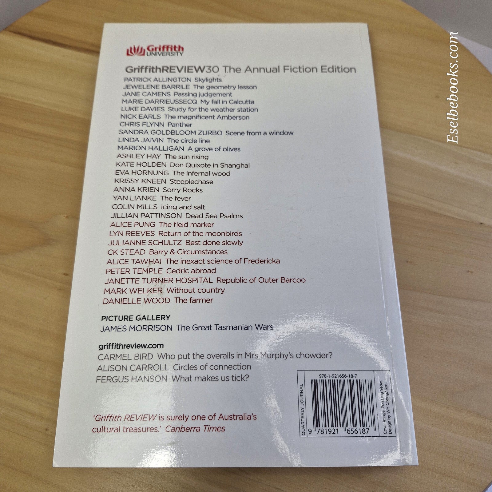 Fiction:  Griffith Review 30: Annual Fiction Edition Edited by Julianne Schul...