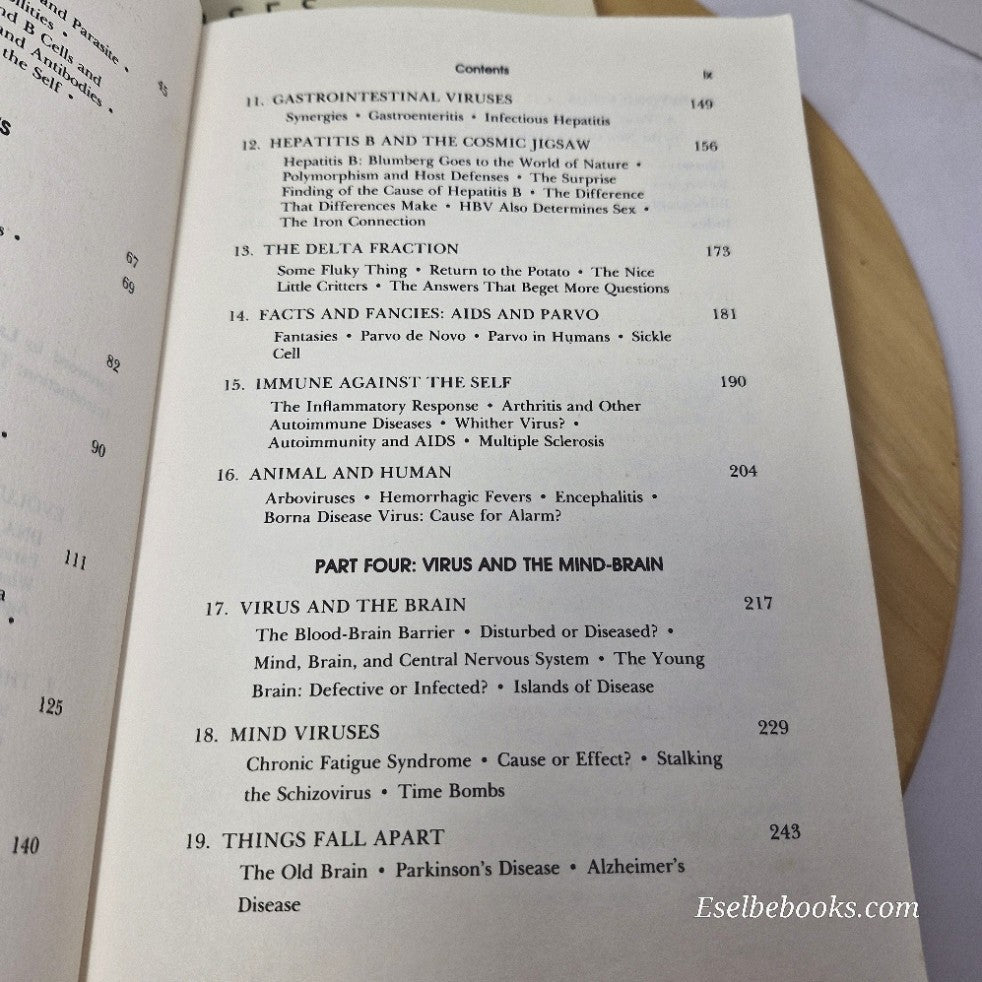 Viruses by Arnold J Levine & The science of viruses by A G Fettner - hb/pb