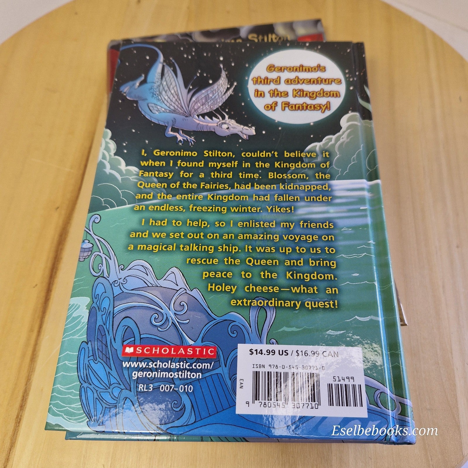 The Amazing Voyage #3 & The Volcano of Fire #5 by Geronimo Stilton - hardbacks