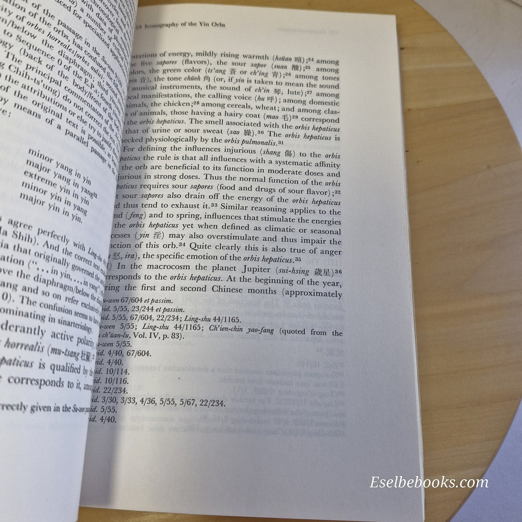 The Theoretical Foundations of Chinese Medicine : Systems of correspondence