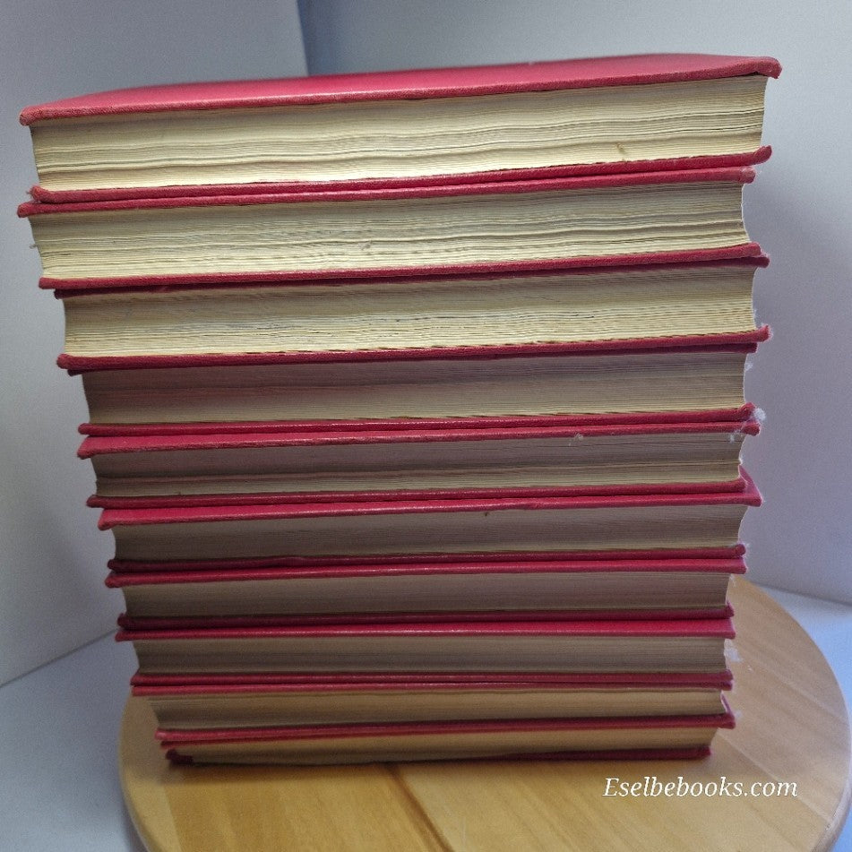 Newnes Pictorial Knowledge - Vol 1-10  plus atlas - vintage hardbacks