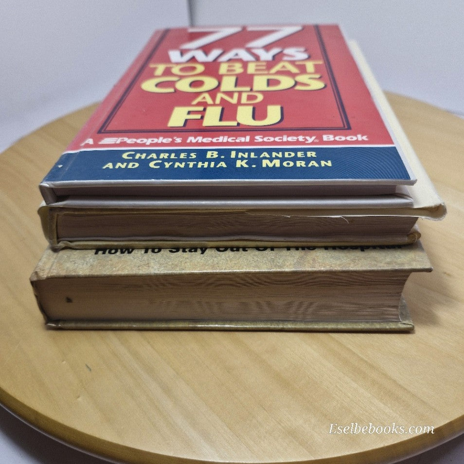 3 self-help medical/healing guide books - hardbacks
