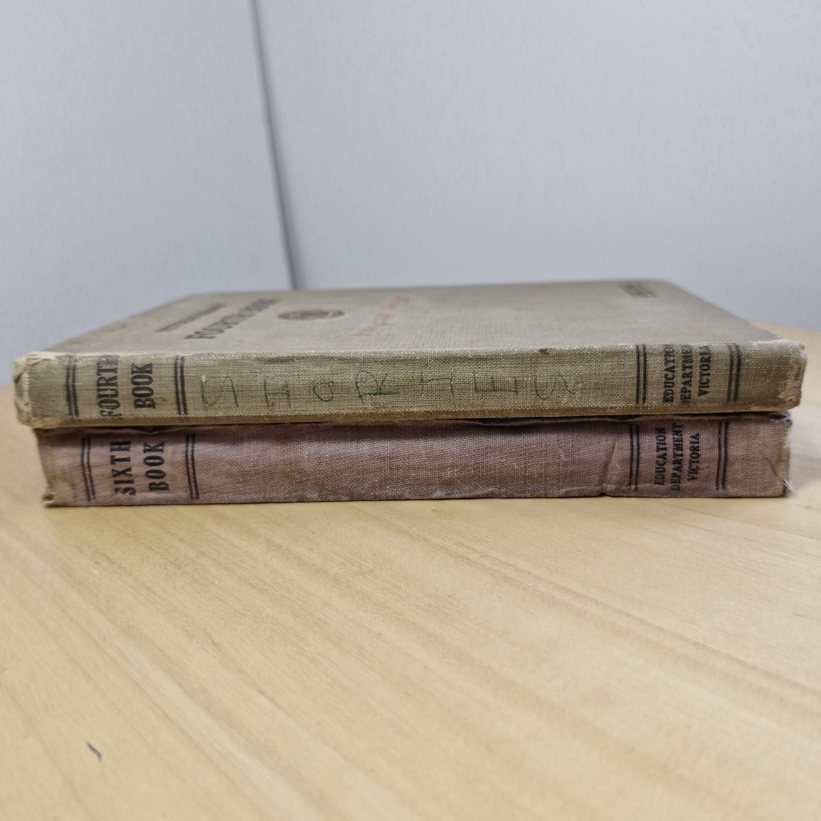 Vintage: Victorian Readers Fourth & Sixth book 2nd edition - hardbacks