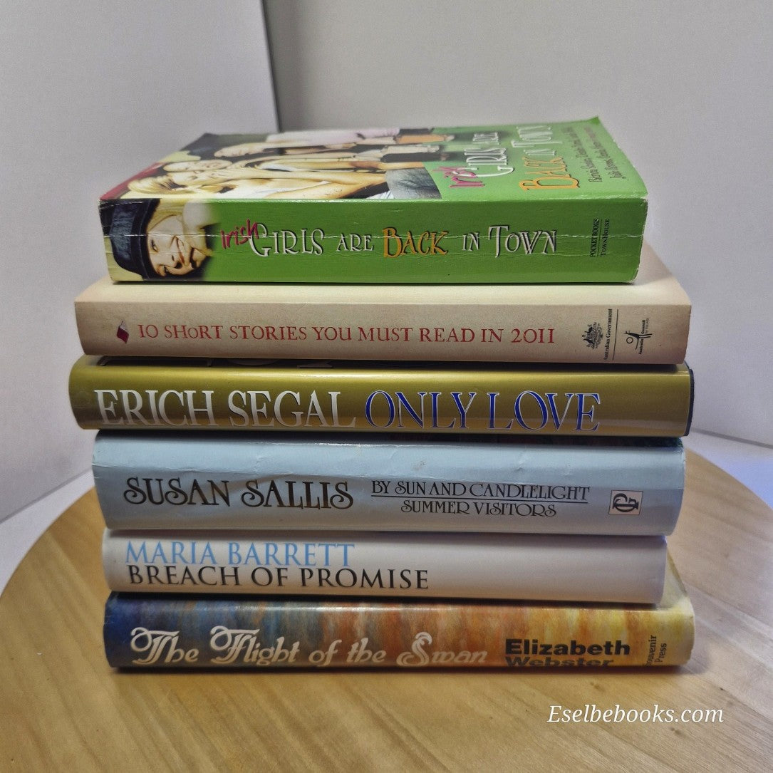 6 x book bundle women's/general fiction - paperbacks/hardbacks