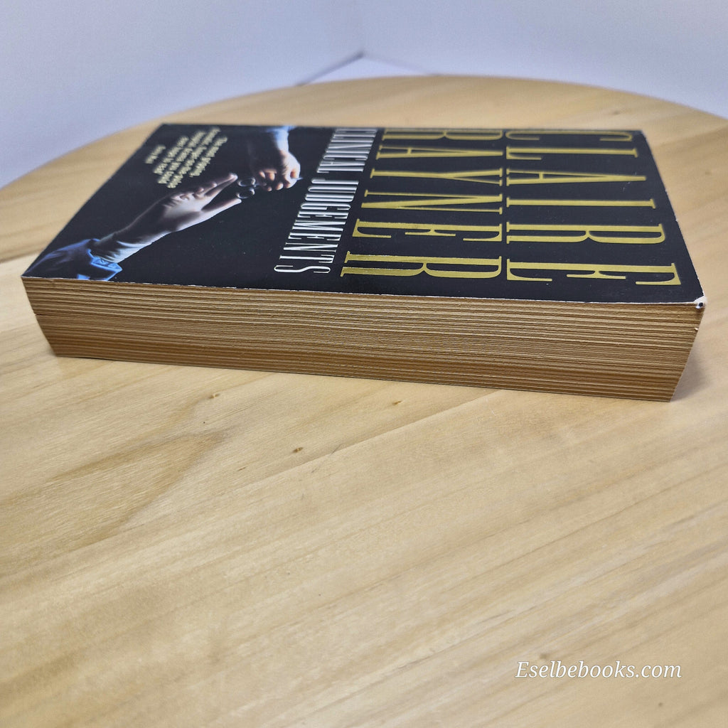 Crime/thriller: Clinical judgements by Claire Rayner - vintage paperback