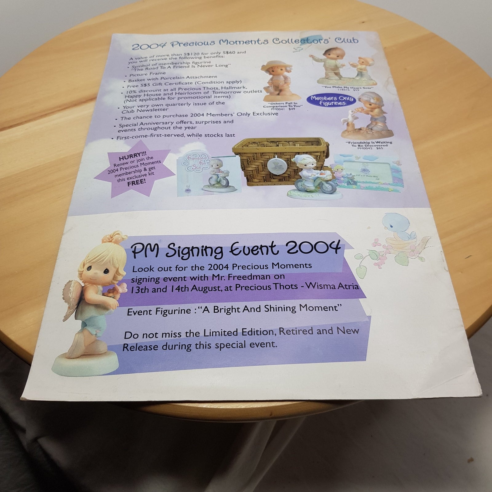 Set of 3 The Enesco Precious Moments magazines 2004 - Goodnewsletter/Thots