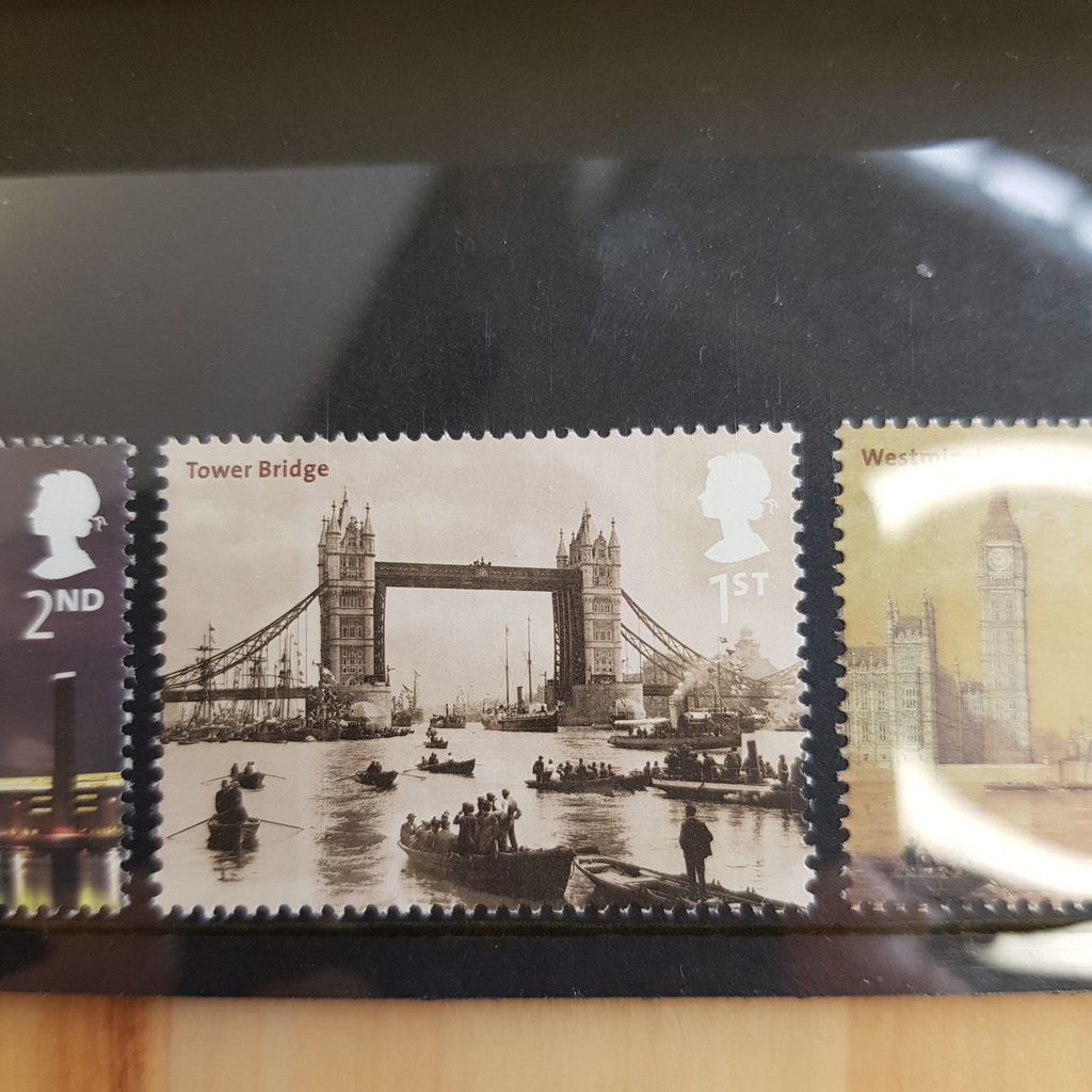 UK GB Royal Mail 2002 Bridge of London set 5 stamp pack no. 338
