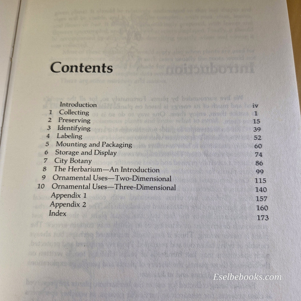 Collecting and Preserving Plants for Science and Pleasure By Ruth B. Alford M...