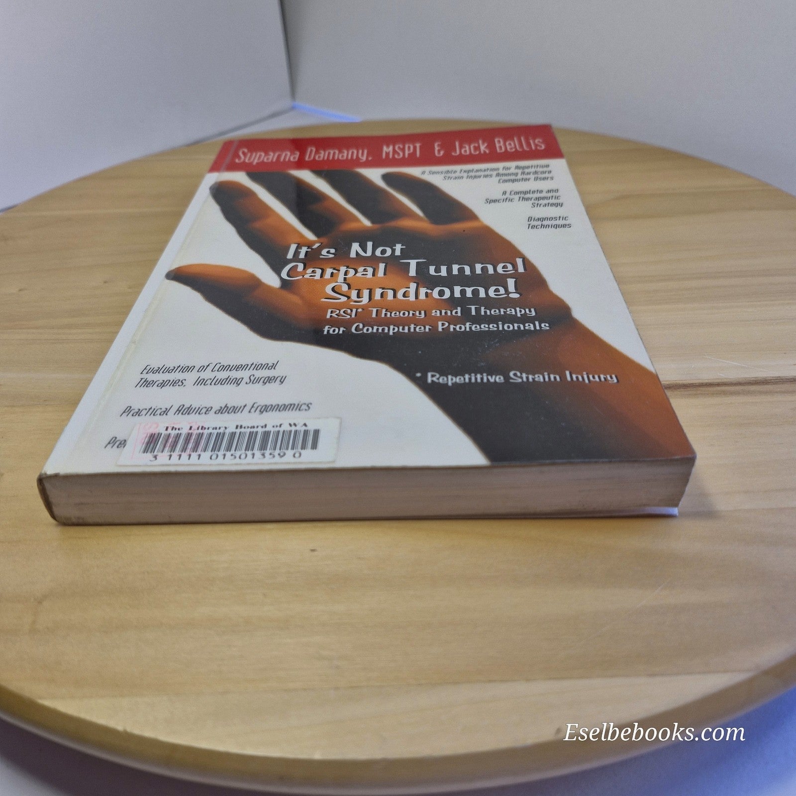It's Not Carpal Tunnel Syndrome! RSI Theory and Therapy By S Damany, J Bellis