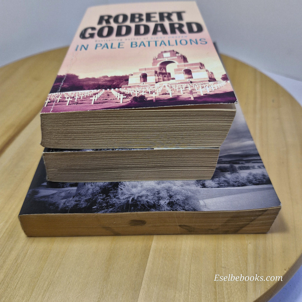 Crime/thriller: Robert Goddard books - Never go back/In Pale Battalions/Set i...