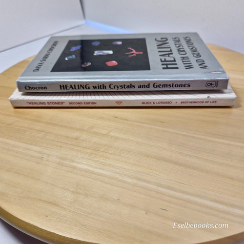 3 books on healing with crystals/gemstones/minerals - titles in description