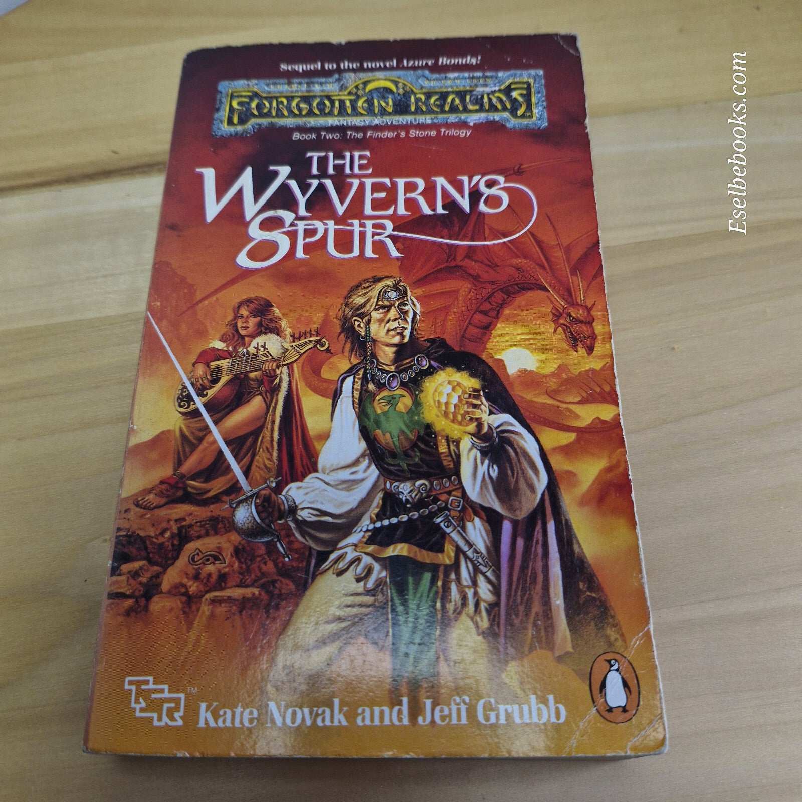 The Wyvern's Spur Finder's Stone Trilogy By Kate Novak - vintage paperback