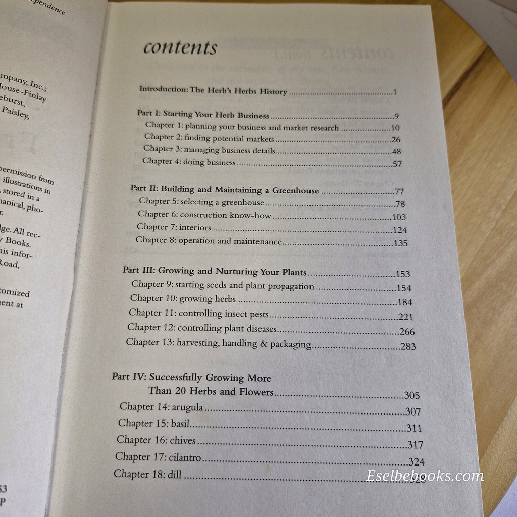 Growing and Selling Fresh Cut Herbs By Sandie Shores · 1999 - hardback