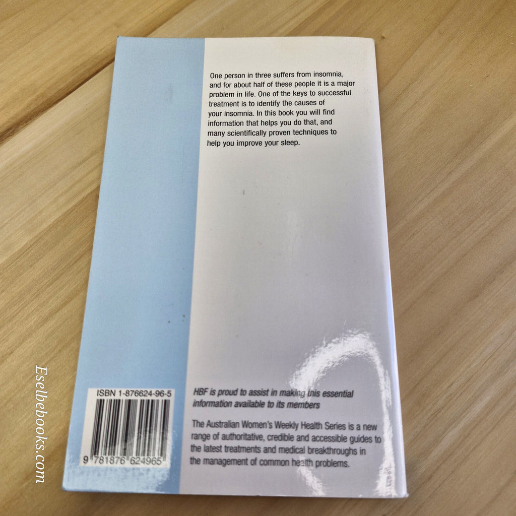 Health: Insomnia How to Sleep Easy By Leon Colburn Lack, Helen Wright, Helen ...