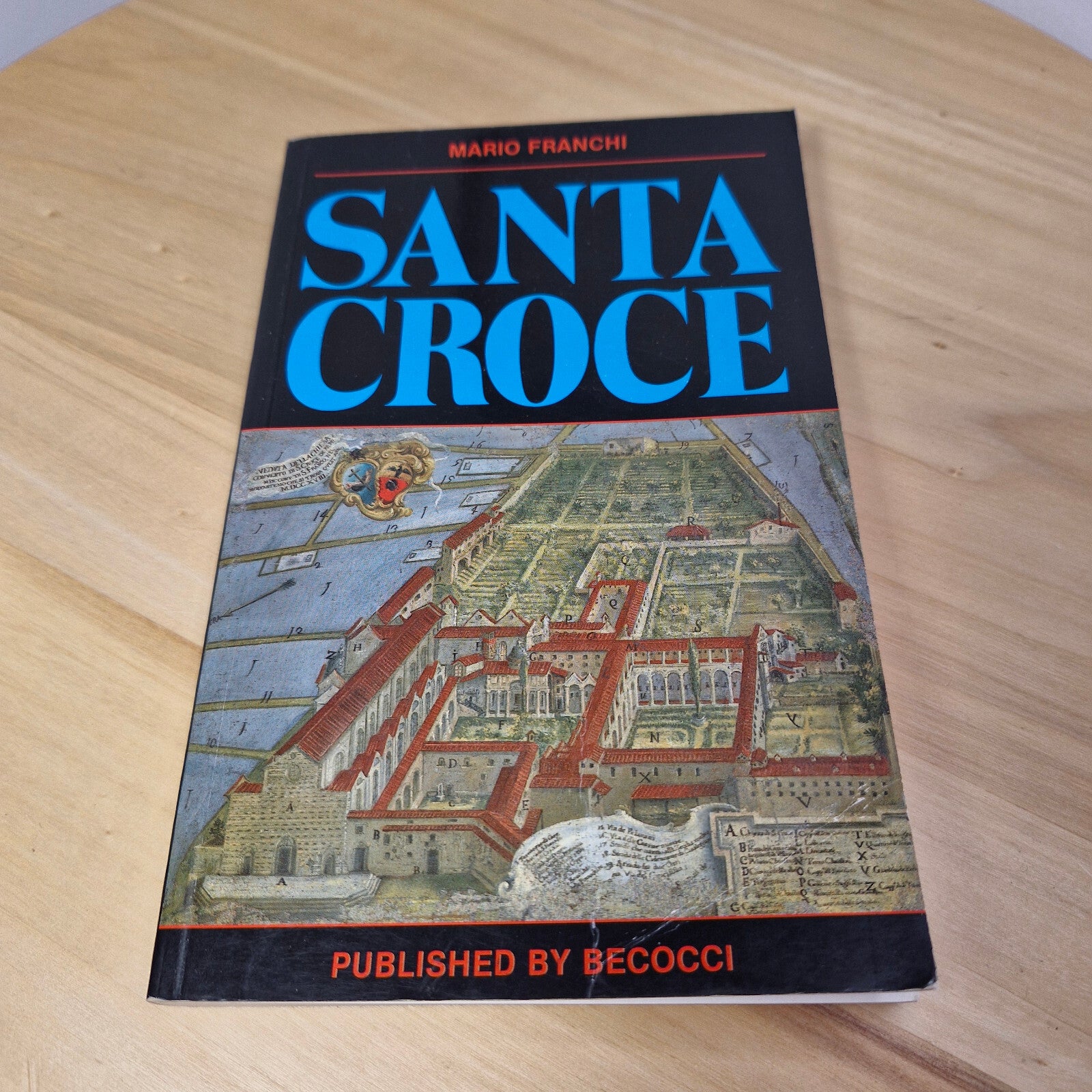 Vintage travel guide: Santa Croce by Mario Franchi - vintage paperback in Eng...