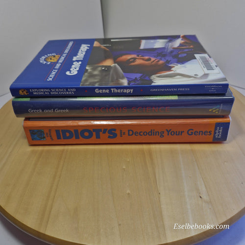 3 books on gene therapy/decoding genes/genetics & evolution - hb/pb