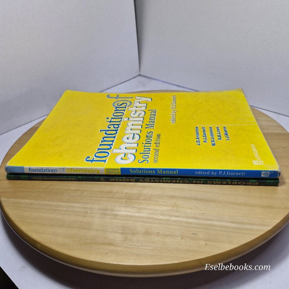 2 chemistry problems/solutions textbooks - paperbacks