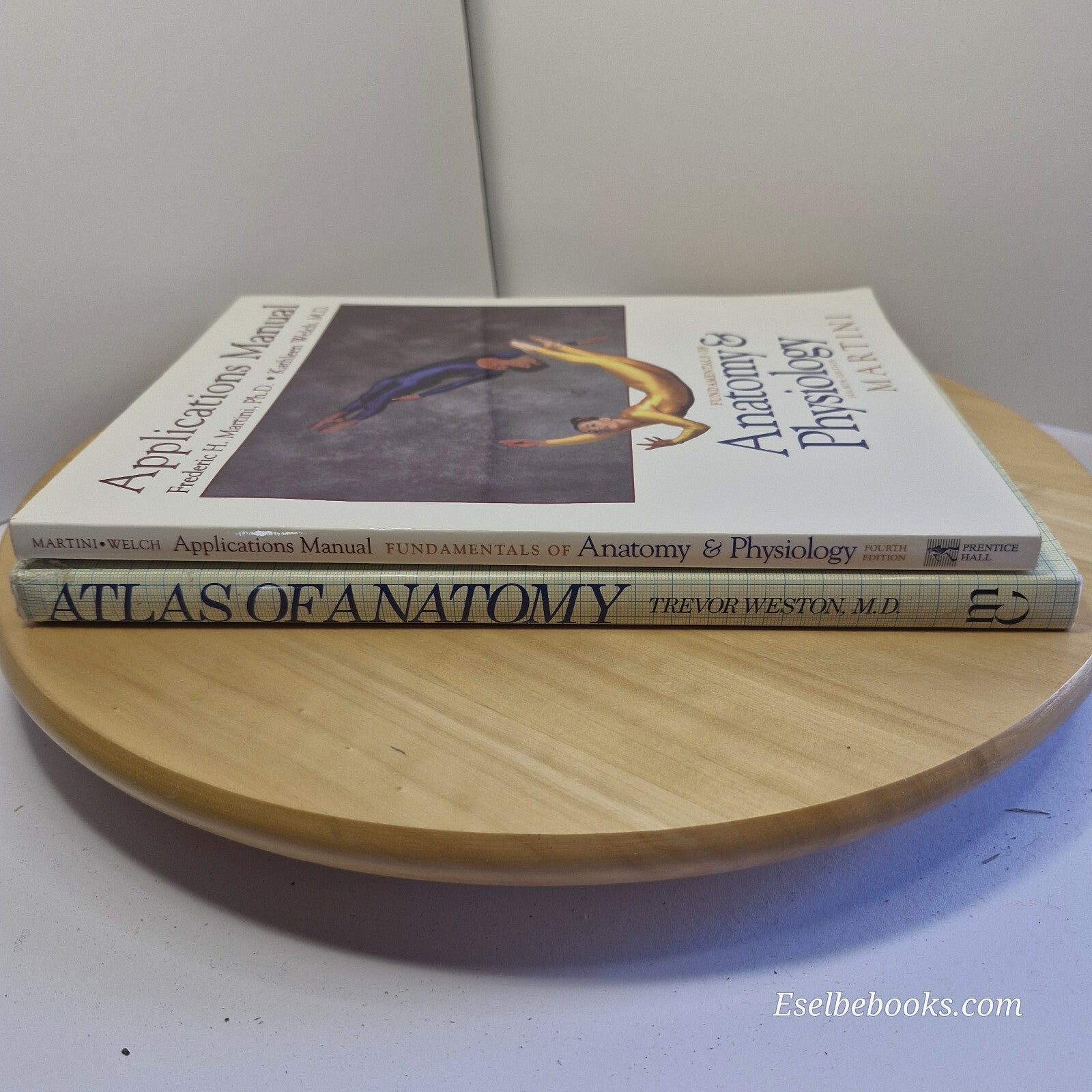 Textbooks: Anatomy Atlas (hardback) & Anatomy & physiology (paperback)