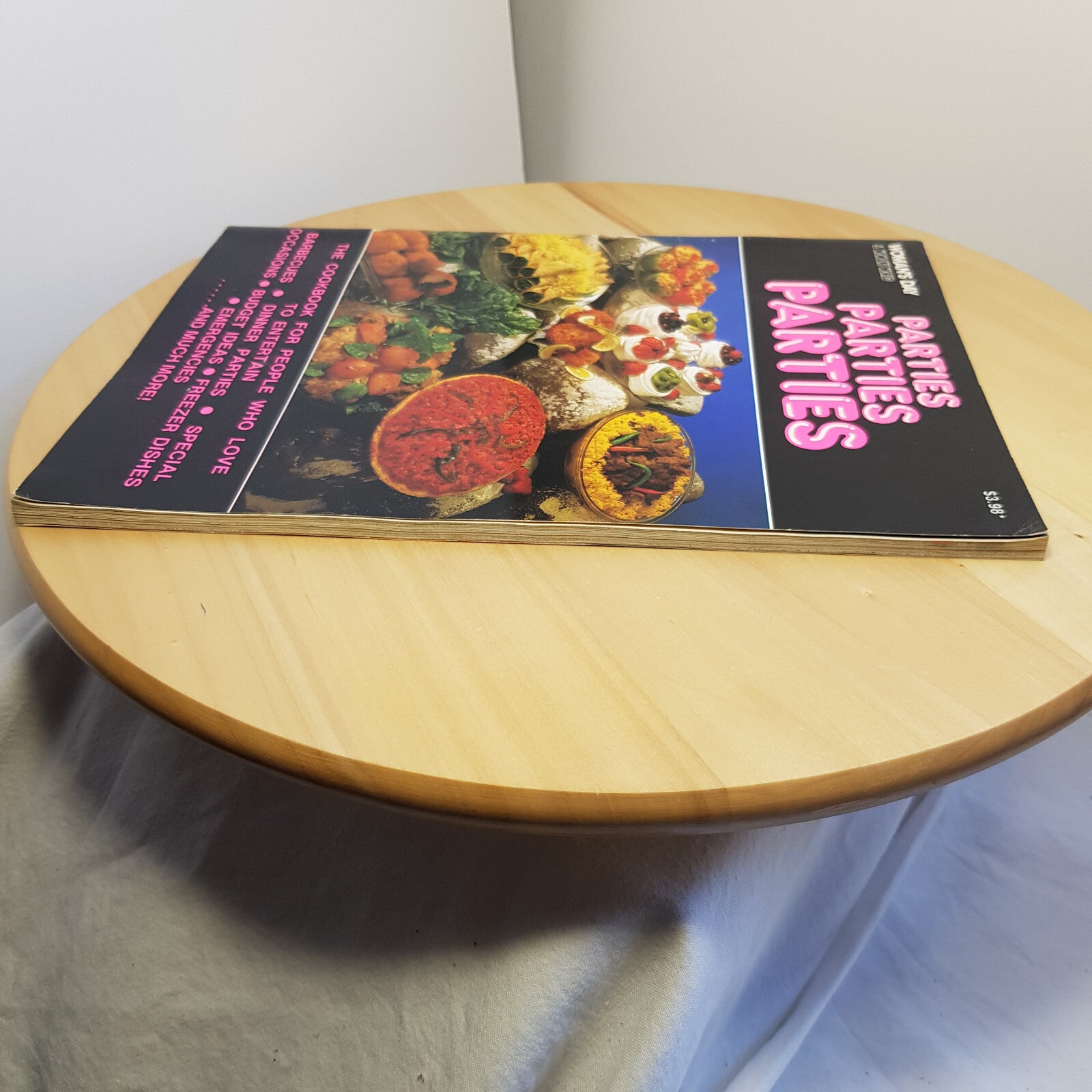 3 x entertaining/party food cookbooks - hardback/paperbacks