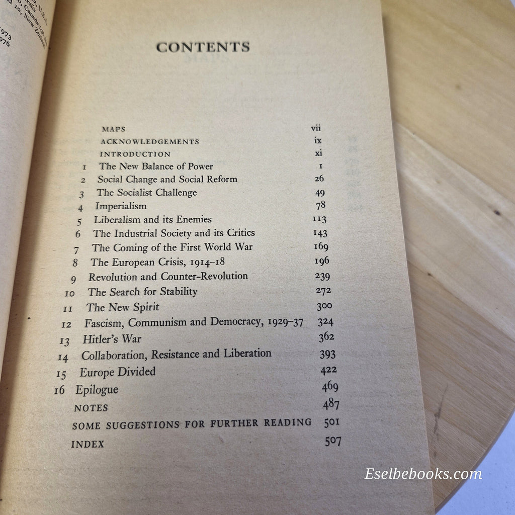 History: Europe Since 1870 An International History By James Joll · 1978