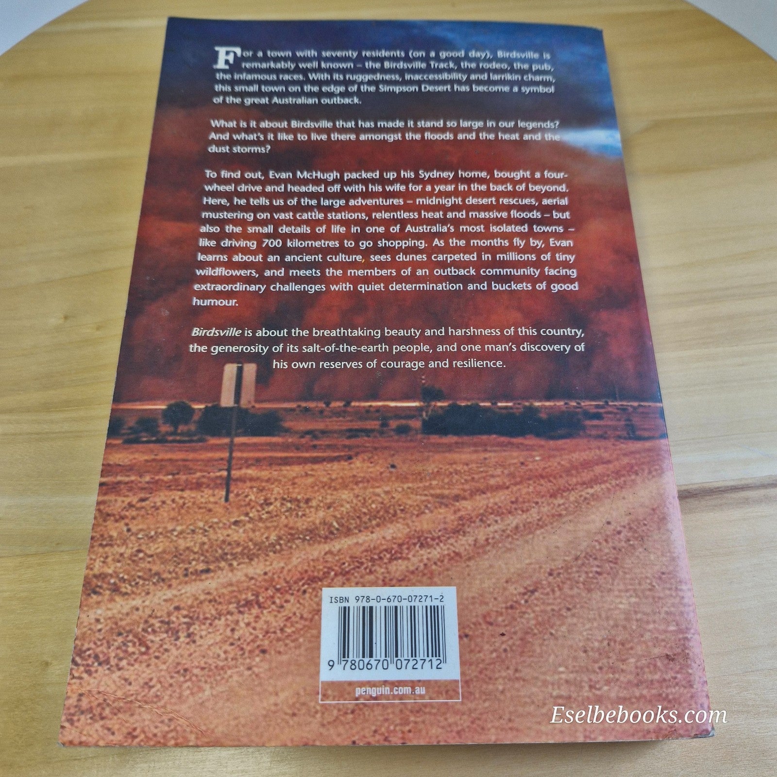 Birdsville by Evan McHugh - Paperback : My Year in the Back of Beyond