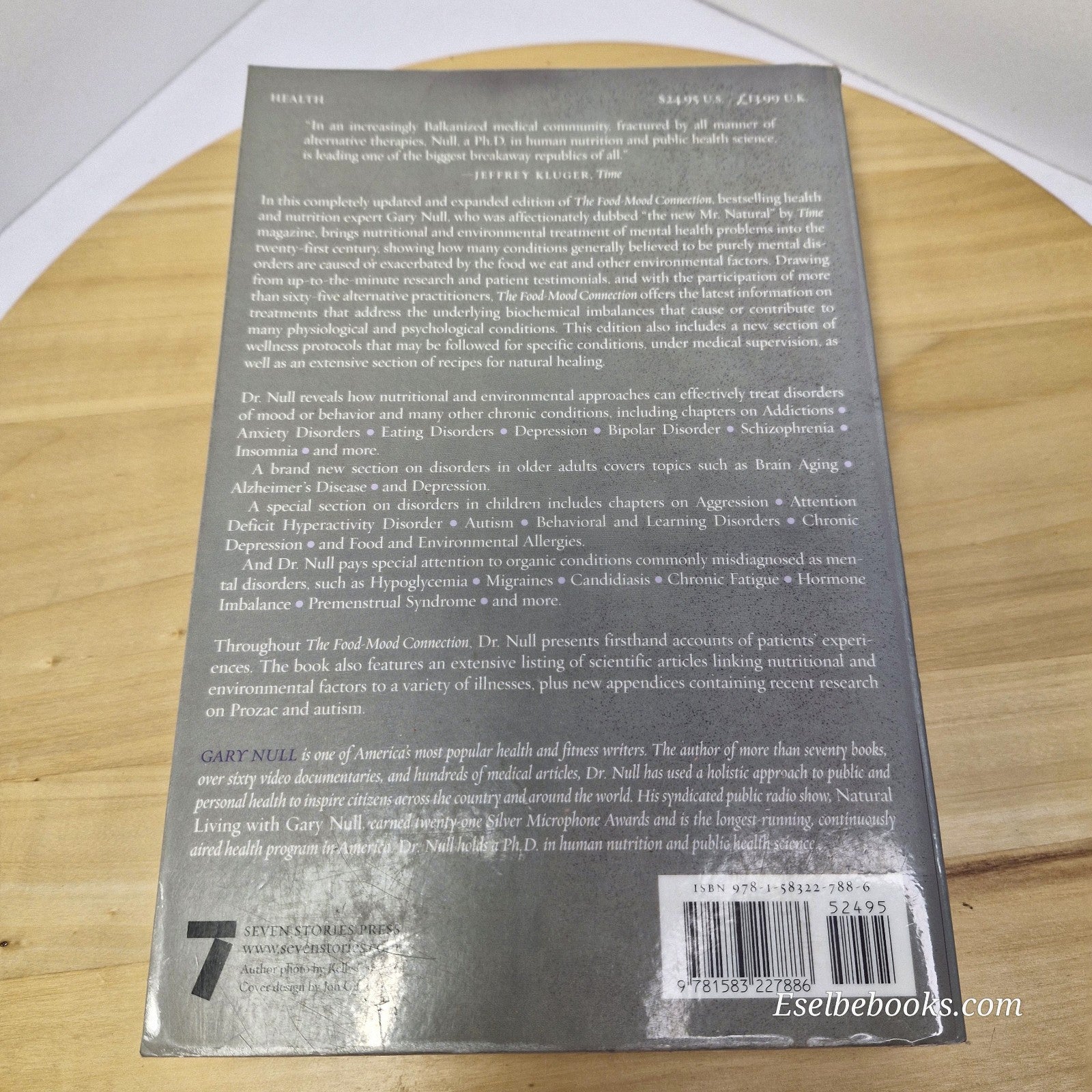 The Food-mood connection by Gary Null PhD - paperback
