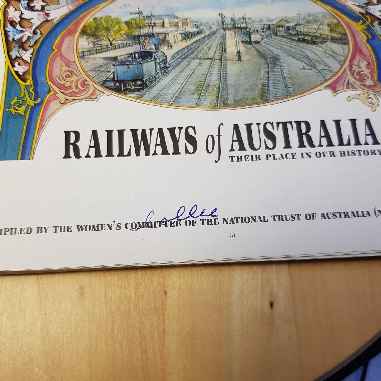 Desk diary - unused: Railways of Australia Their Place in Our History 1998 - ...