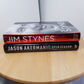 Jim Stynes & Jason Akermanis - autobiographies - hardbacks with dust jackets
