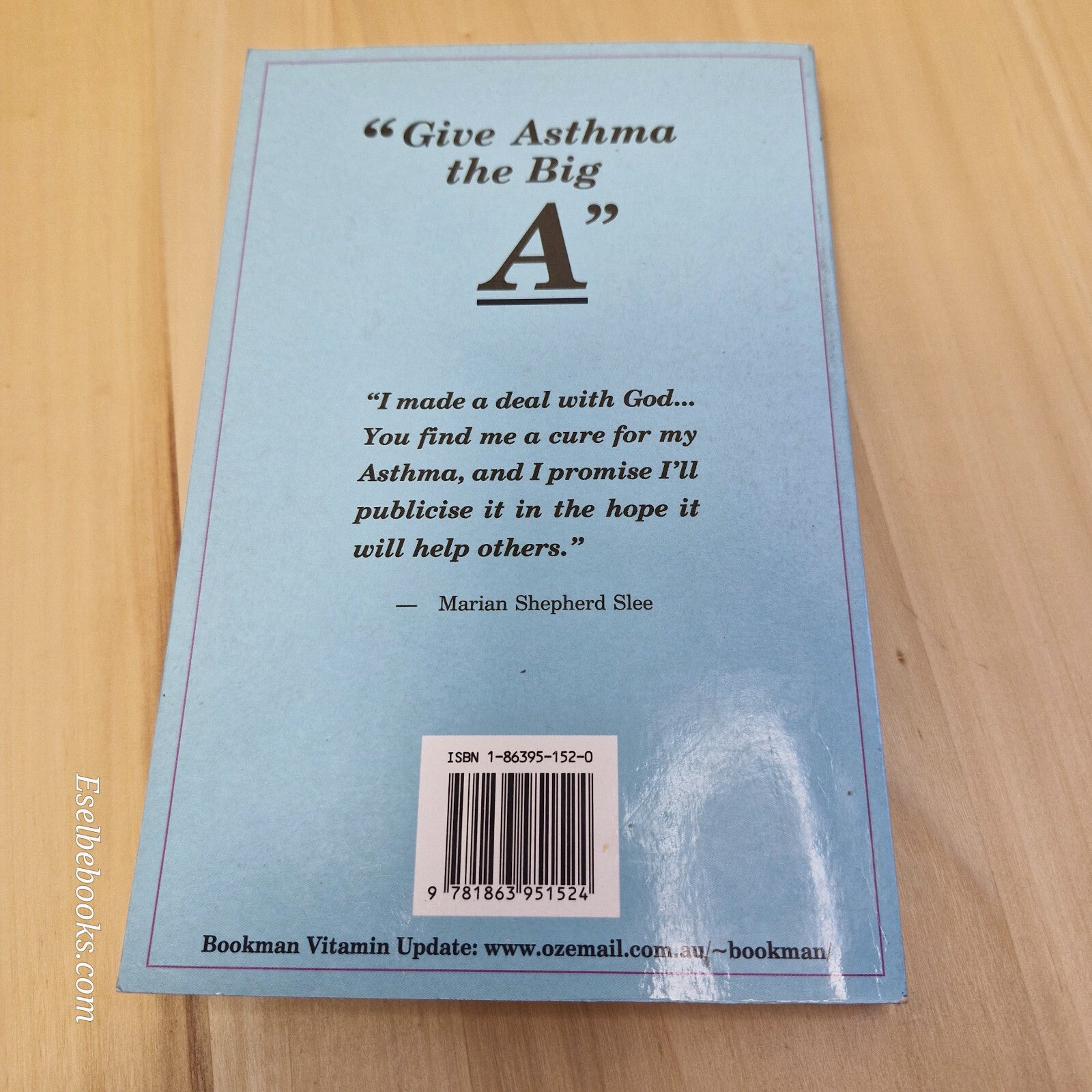 Health: how to conquer asthma x 2 vintage paperback books