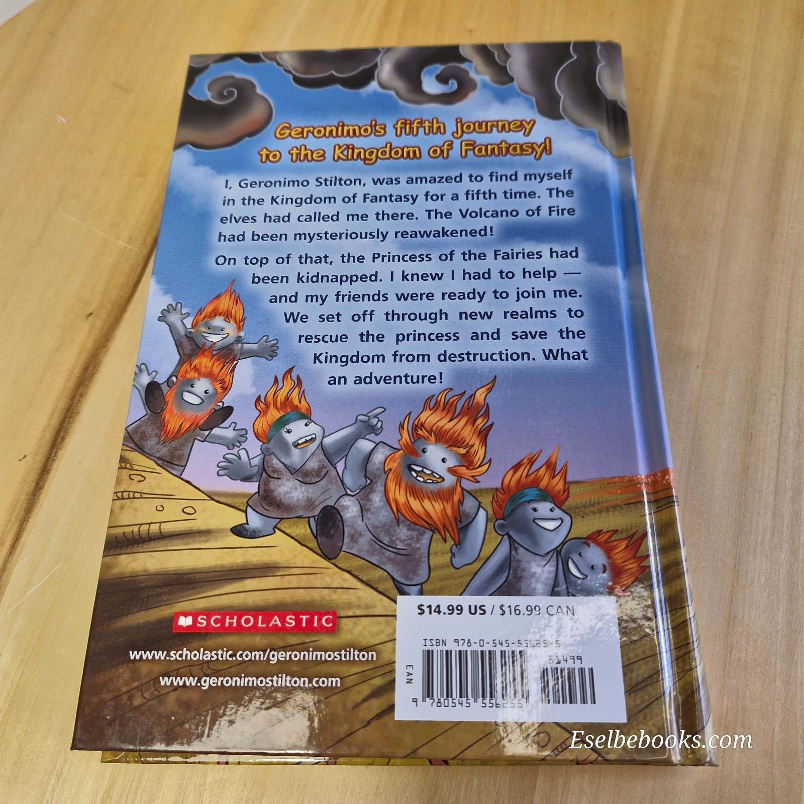 The Amazing Voyage #3 & The Volcano of Fire #5 by Geronimo Stilton - hardbacks