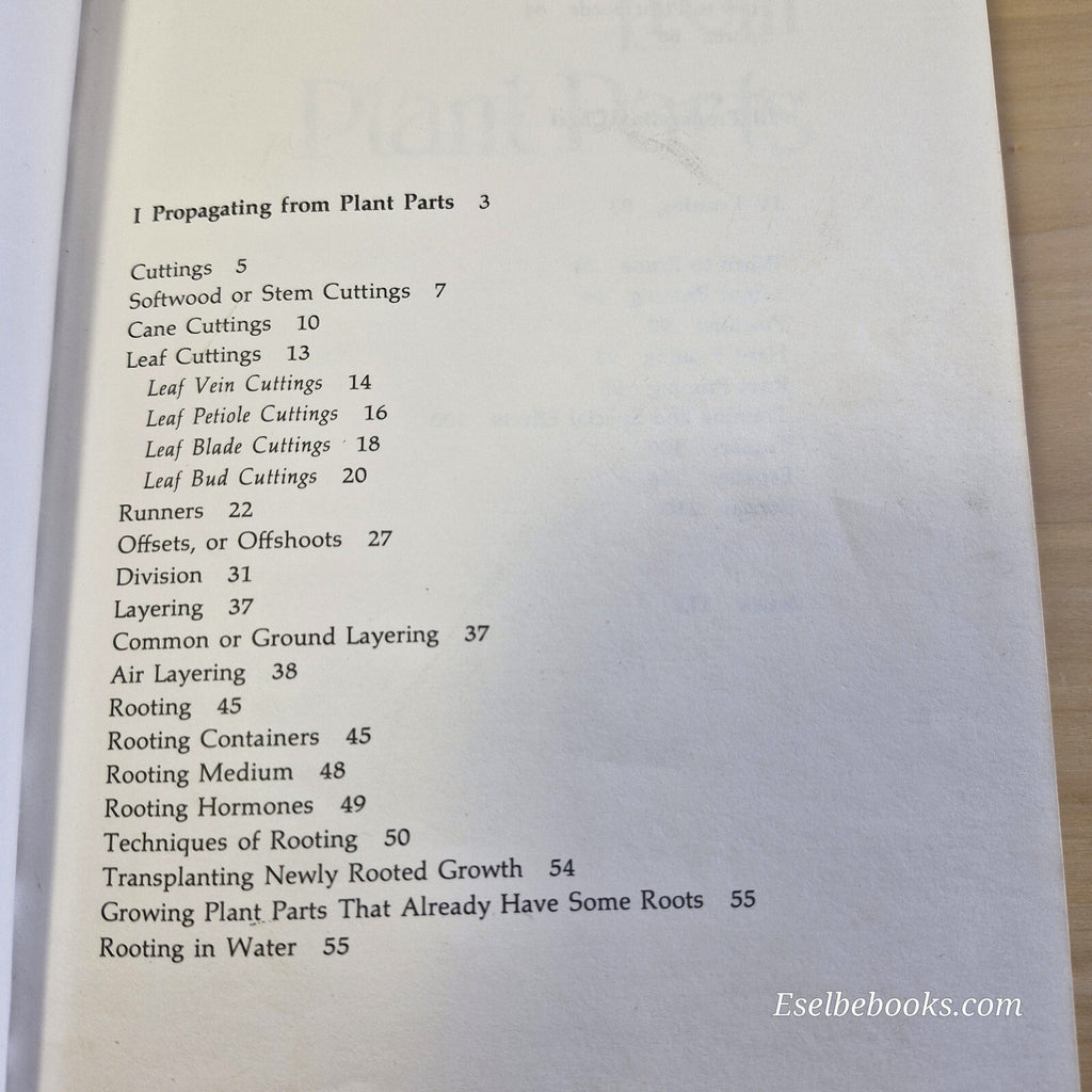 New Plants from Old Pruning and Propagating for the Indoor Gardener By Charle...