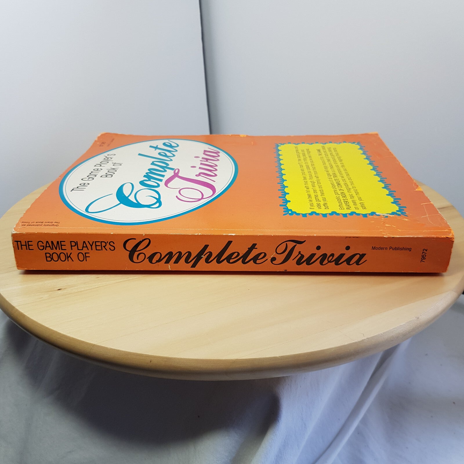 The Game Players Book of Complete Trivia by Don Elmo - 1984 - paperback