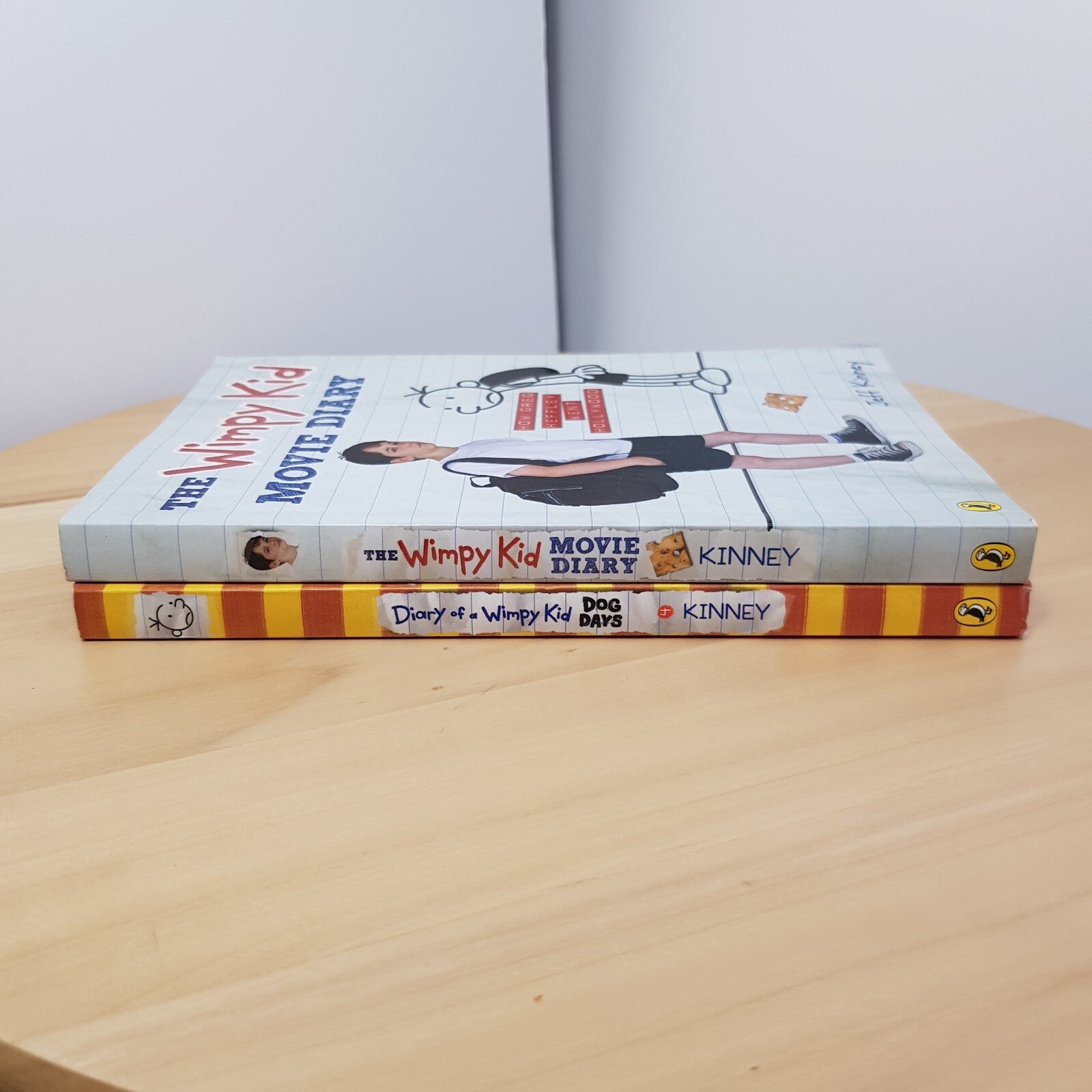 Diary of Wimpy Kid #4 and The Wimpy Kid Movie Diary by Jeff Kinney - paperbacks