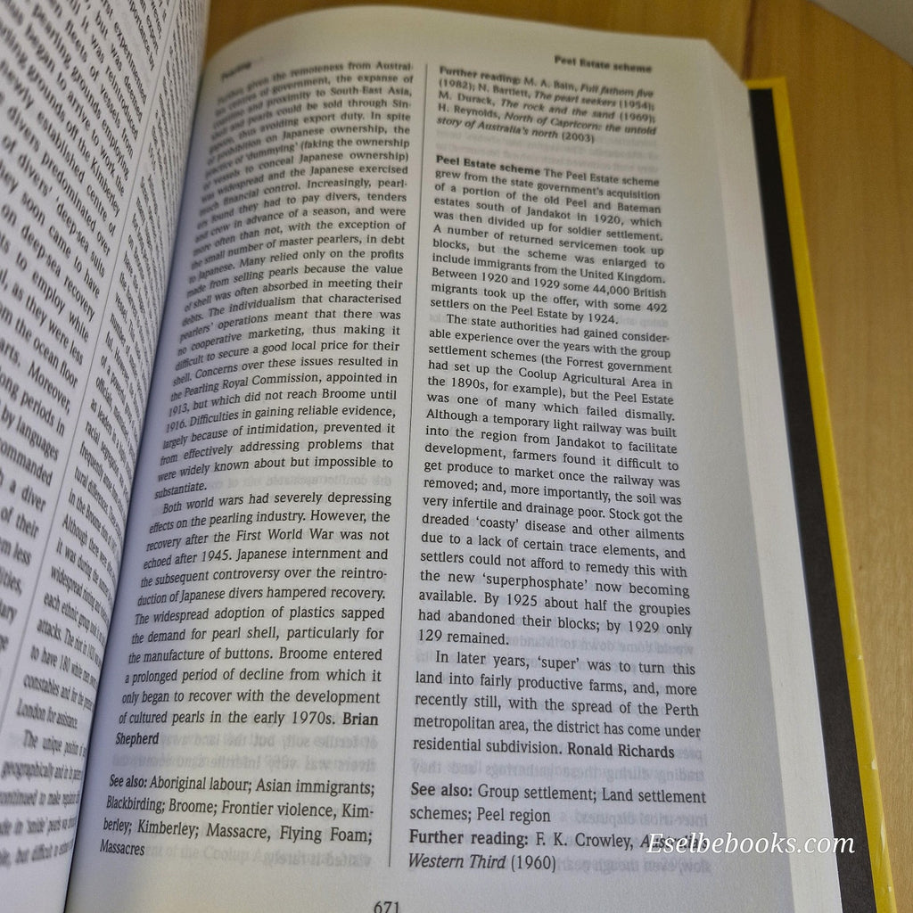 Historical Encyclopedia Of Western Australia Jenny Gregory & Jan Gothard - HB