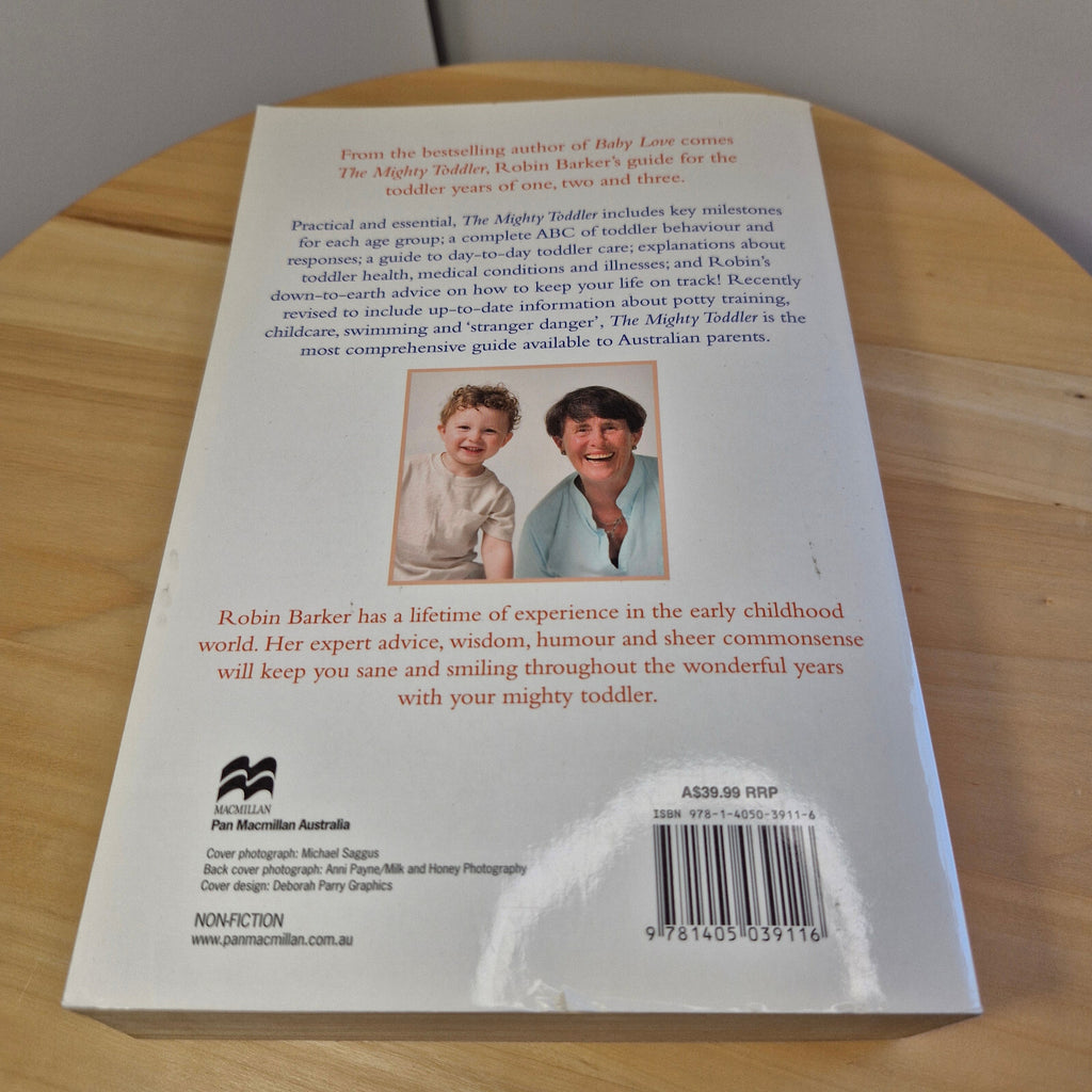 Self-help: Baby Love and The mighty toddler By Robin Barker - large paperbacks