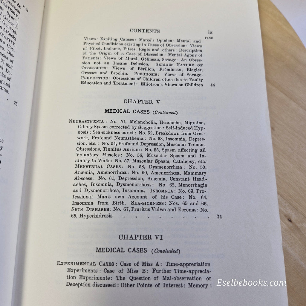 Hypnotism and Treatment by Suggestion By J. Milne Bramwell - 1982 hardback