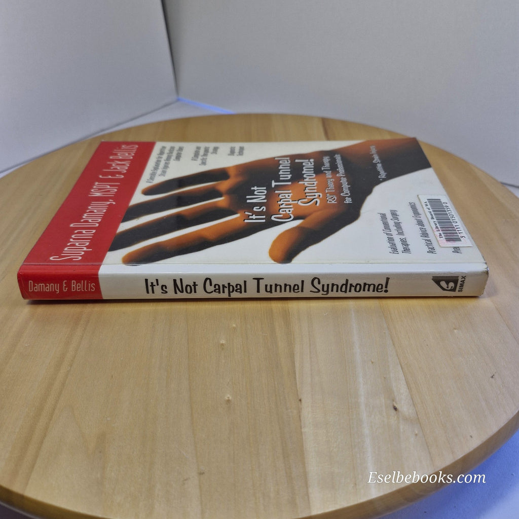 It's Not Carpal Tunnel Syndrome! RSI Theory and Therapy By S Damany, J Bellis