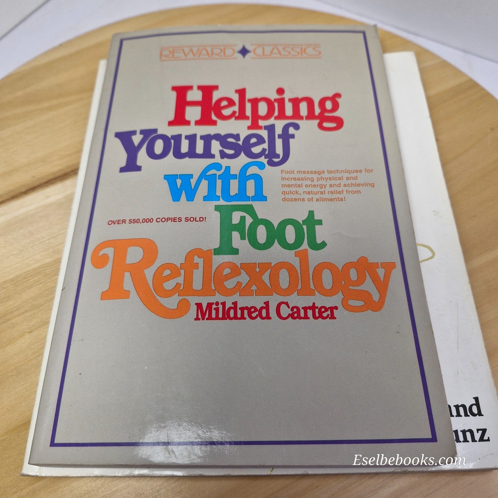 5 guide books about foot reflexology - hardback/paperbacks