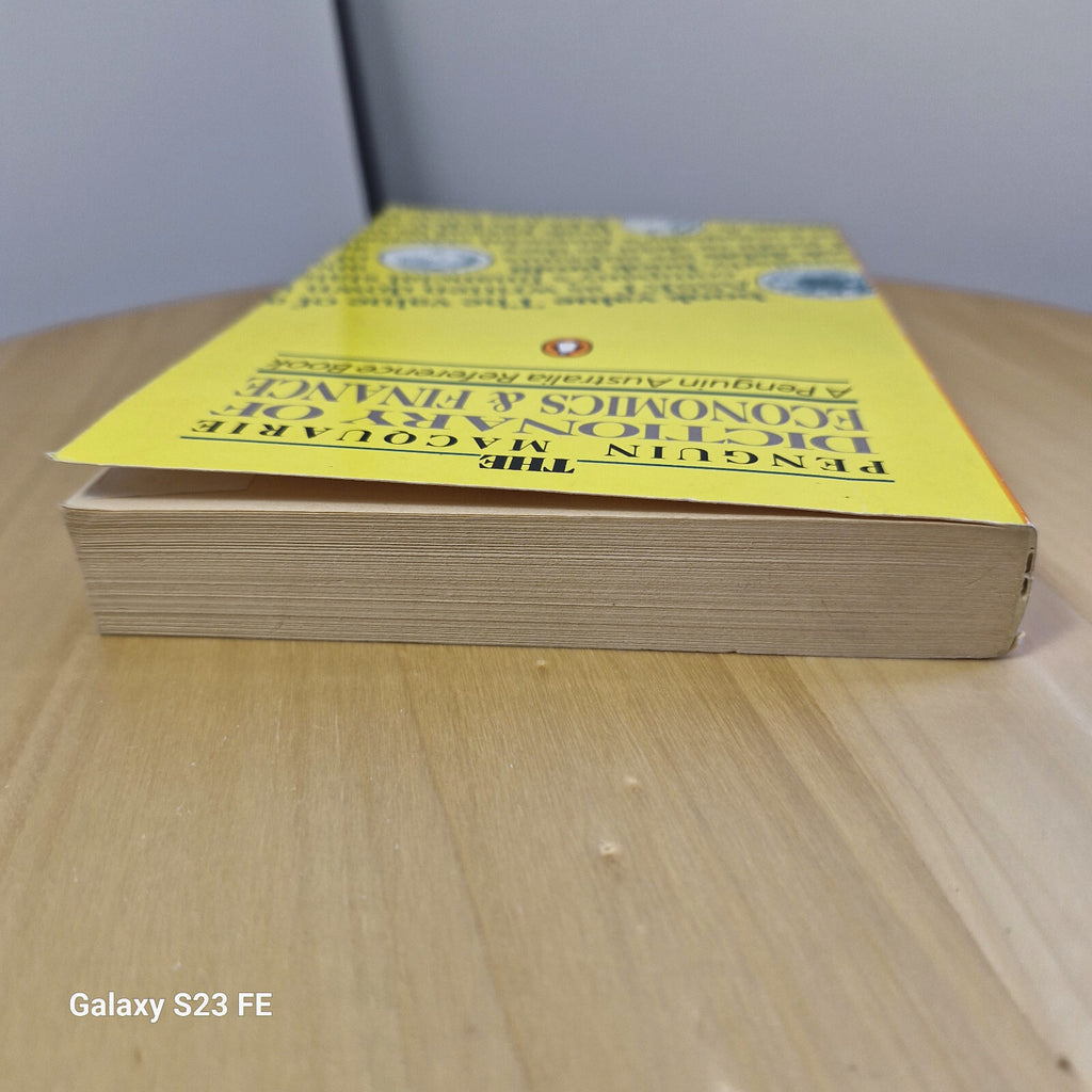 The Penguin Macquarie Dictionary of Economics & Finance 1988 - paperback
