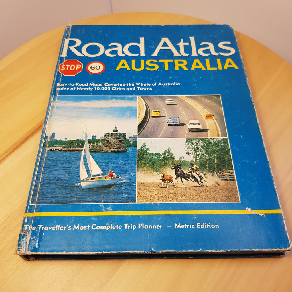 BFP Road Atlas Australia 1975 - vintage hardback