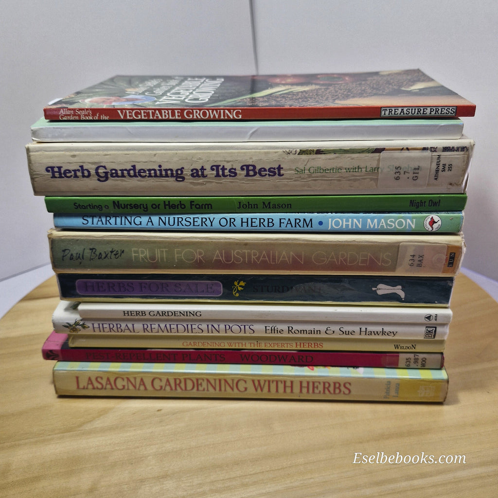 Herb gardening/companion guide books - buy 2 or more for discount - @21/6/25
