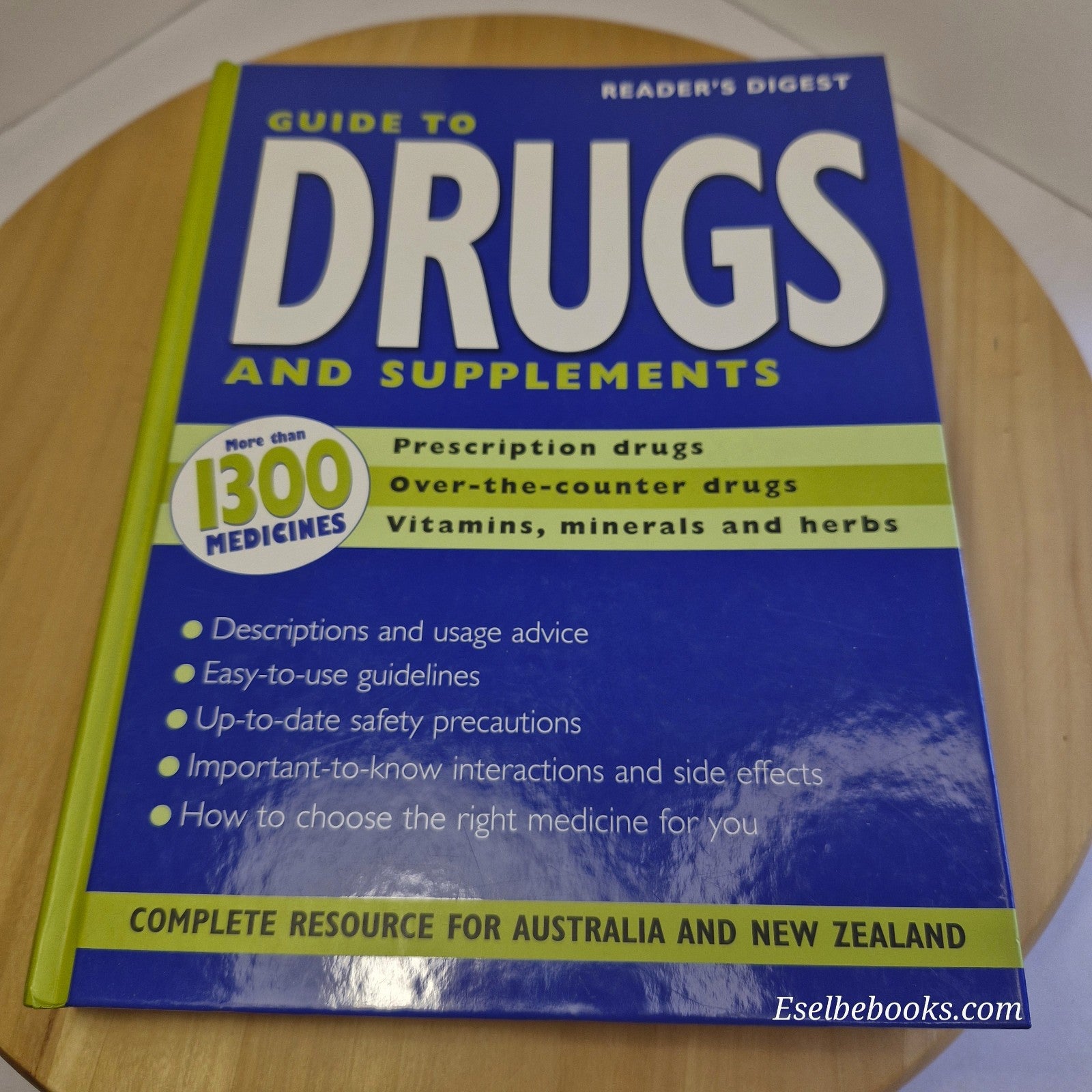 Guide to Drugs and Supplements by Reader's Digest Hardcover Over 1300 Medicines