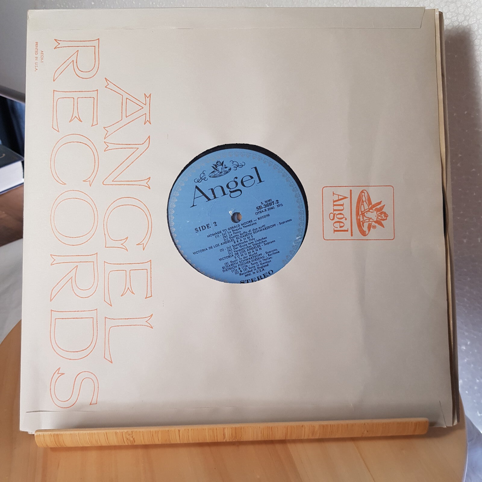 EMI [Angel Series] HOMAGE TO GERALD MOORE Stereo LP Vinyl x 2 disc set